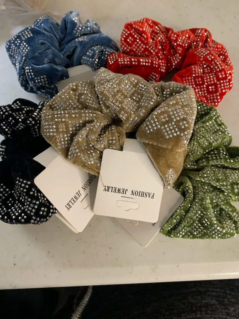 Fashion Jewelry velvet scrunchie